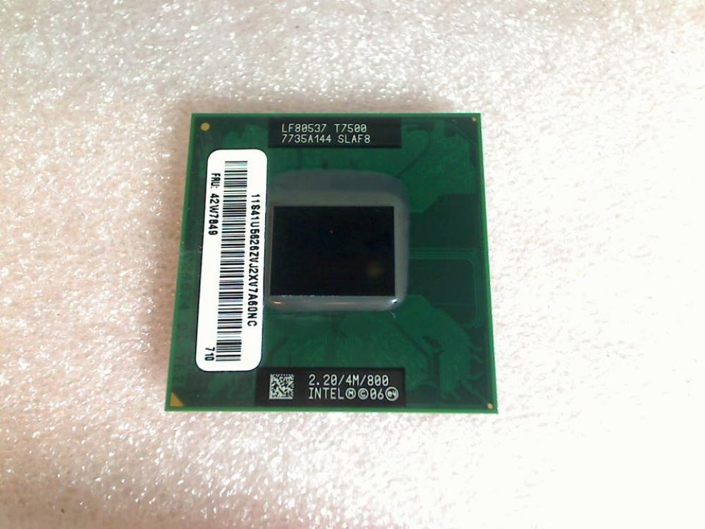 CPU Prozessor Intel 2.2GHz Core2 Duo T7500 SLAF8 Lenovo T61 7663