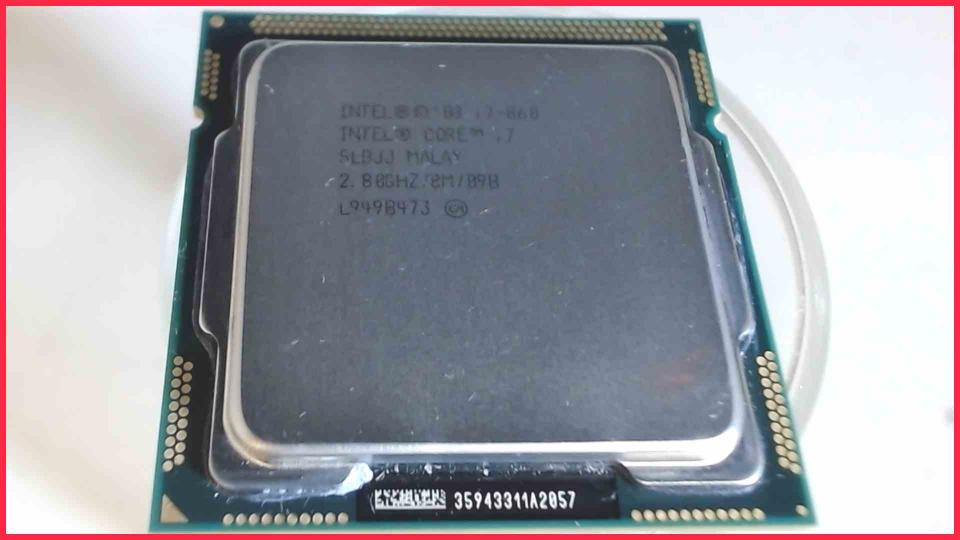 CPU Processor  Intel Quad-Core i7-860 SLBJJ (4x2.80GHz)