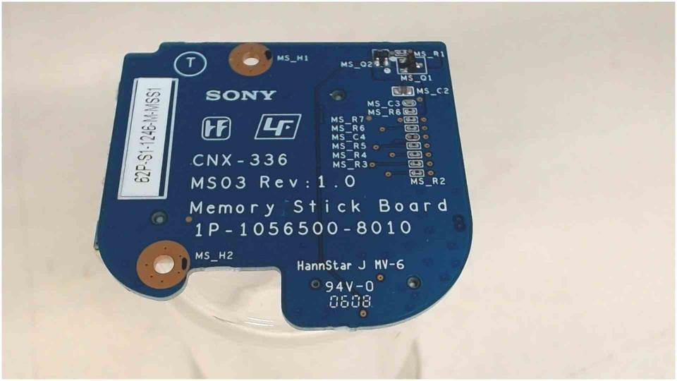 Card Reader Kartenleser Board CNX-336 MS03 Sony Vaio VGN-FS485B PCG-7L1M