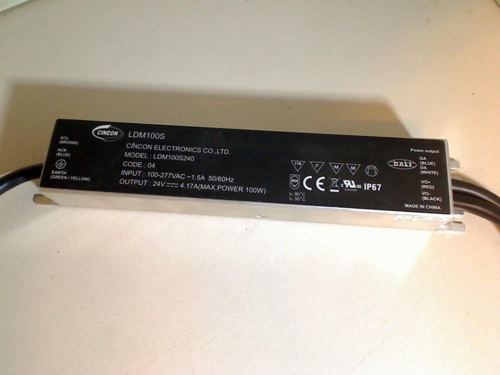Cincon LED Treiber LDM100S LDM100S240 24V 4.17A 100W