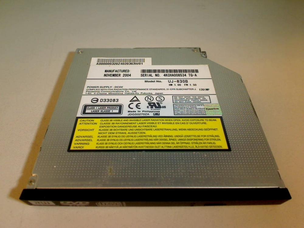 DVD Brenner IDE UJ-830B Blende Halterung Toshiba Satellite SL10-104 PSL10E