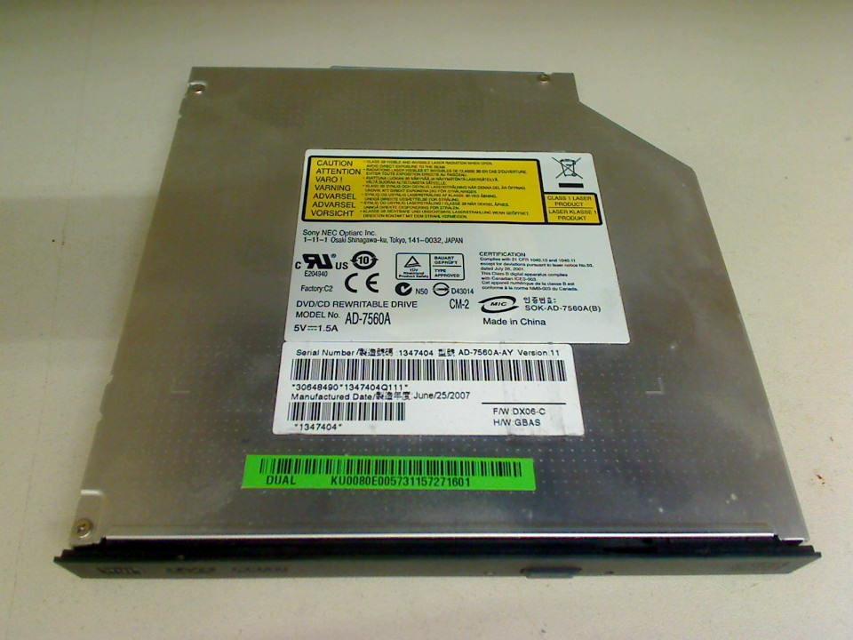 DVD Brenner Writer & Blende AD-7560A Acer Aspire 5520G (4)