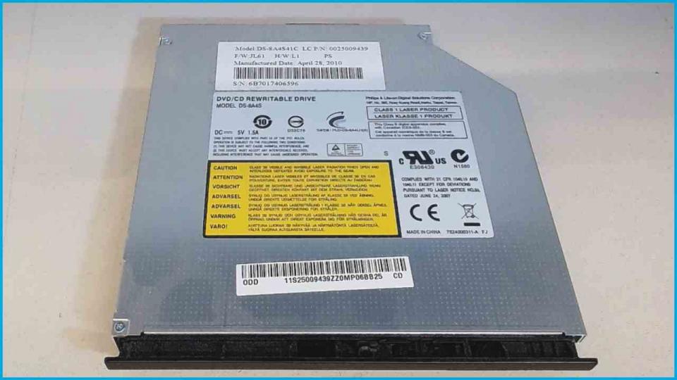 DVD Brenner Writer & Blende DS-8A4S (SATA) Lenovo B550 0880