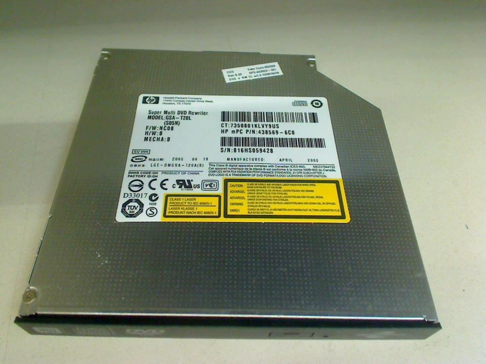 DVD Brenner Writer & Blende GSA-T20L HP Compaq 8510P -2