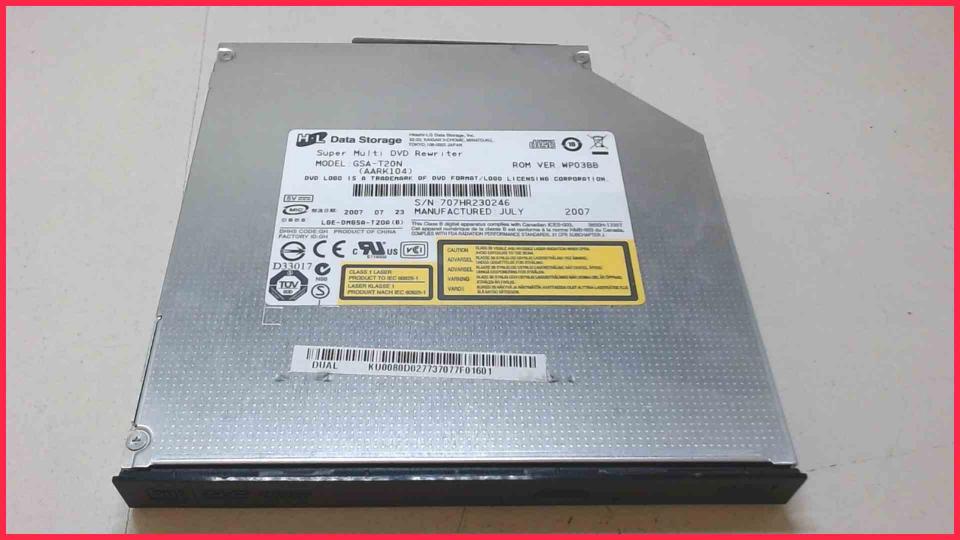DVD Brenner Writer & Blende GSA-T20N ATA Acer Aspire 5520G (5)