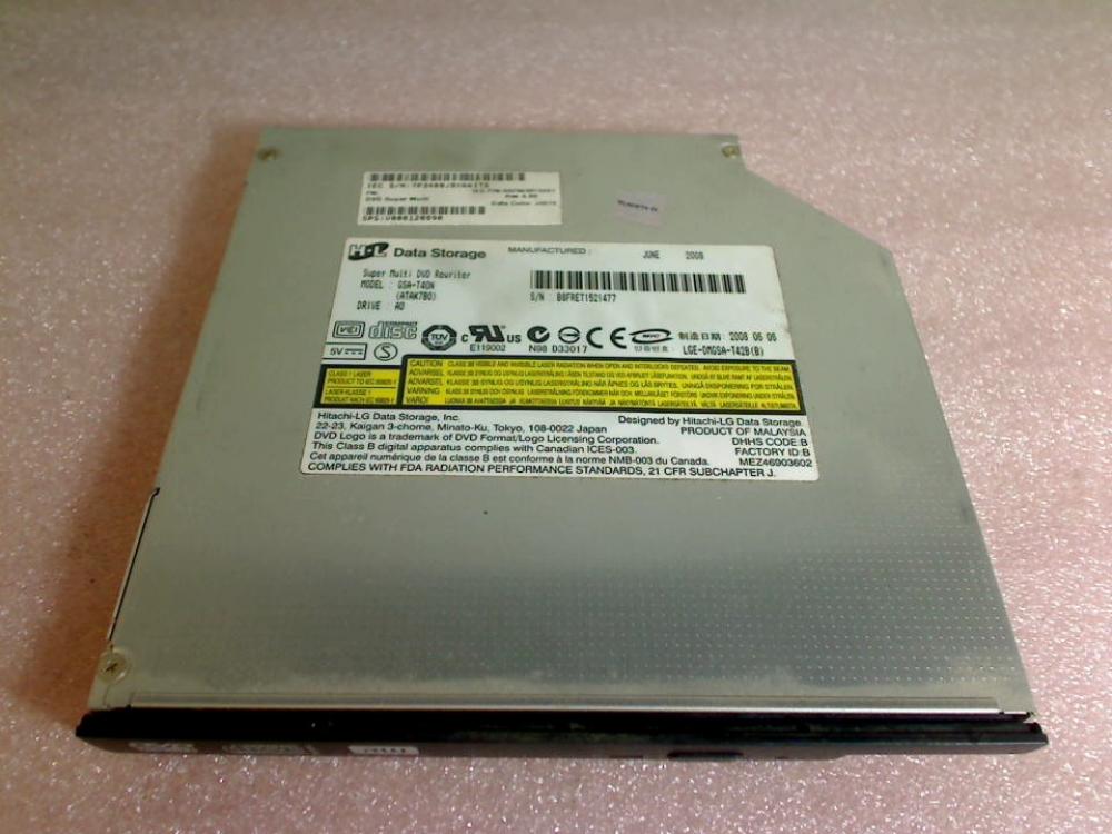 DVD Brenner Writer & Blende GSA-T40N Toshiba L300-14X