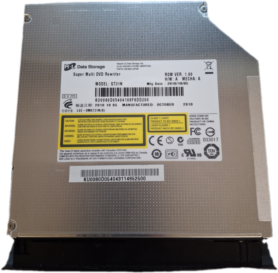 DVD Brenner Writer & Blende GT31N Super Multi TravelMate 8572