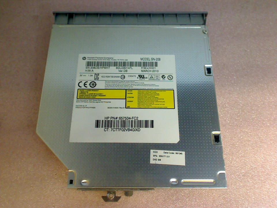 DVD Brenner Writer & Blende Model SN-208 SATA HP EliteBook 8470p i7
