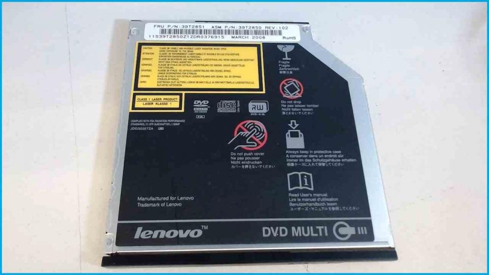 DVD Brenner Writer & Blende Multi UJ-852 IDE IBM ThinkPad T60 2007