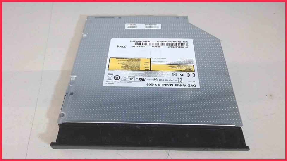 DVD Brenner Writer & Blende SN-208 SATA Toshiba Satellite Pro C870-1EV