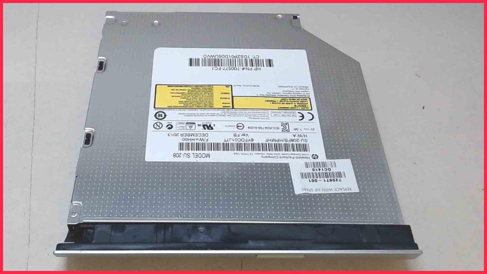 DVD Brenner Writer & Blende SU-208 SATA HP Pavilion 17-E147EG