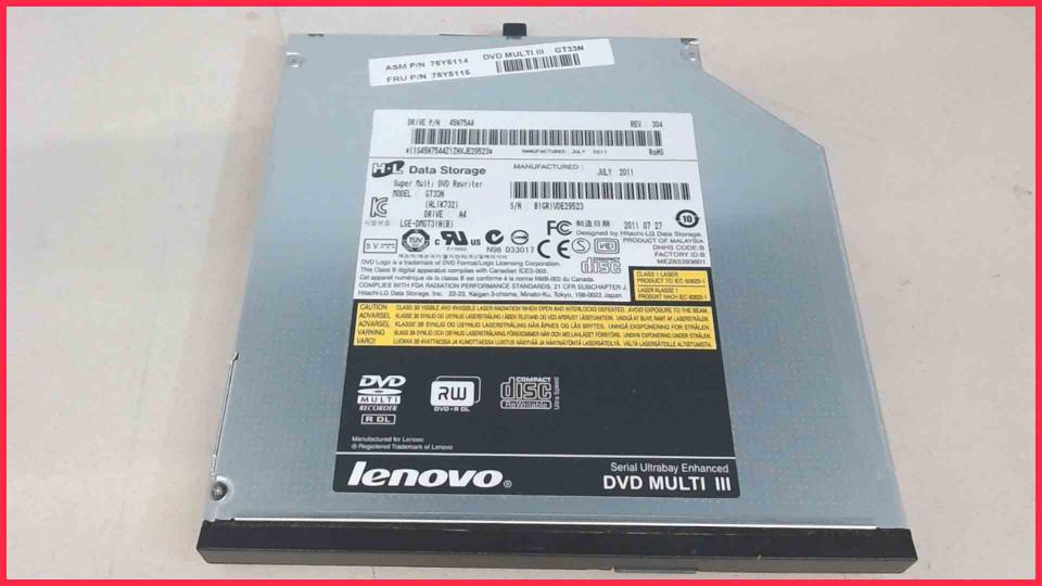 DVD Brenner Writer & Blende Super Multi GT33N SATA ThinkPad T520 4243-4UG