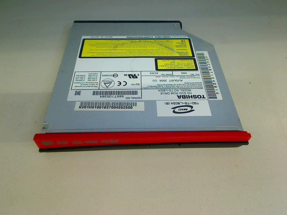 DVD Brenner Writer & Blende TS-L802A Acer Ferrari 5000 ZC3