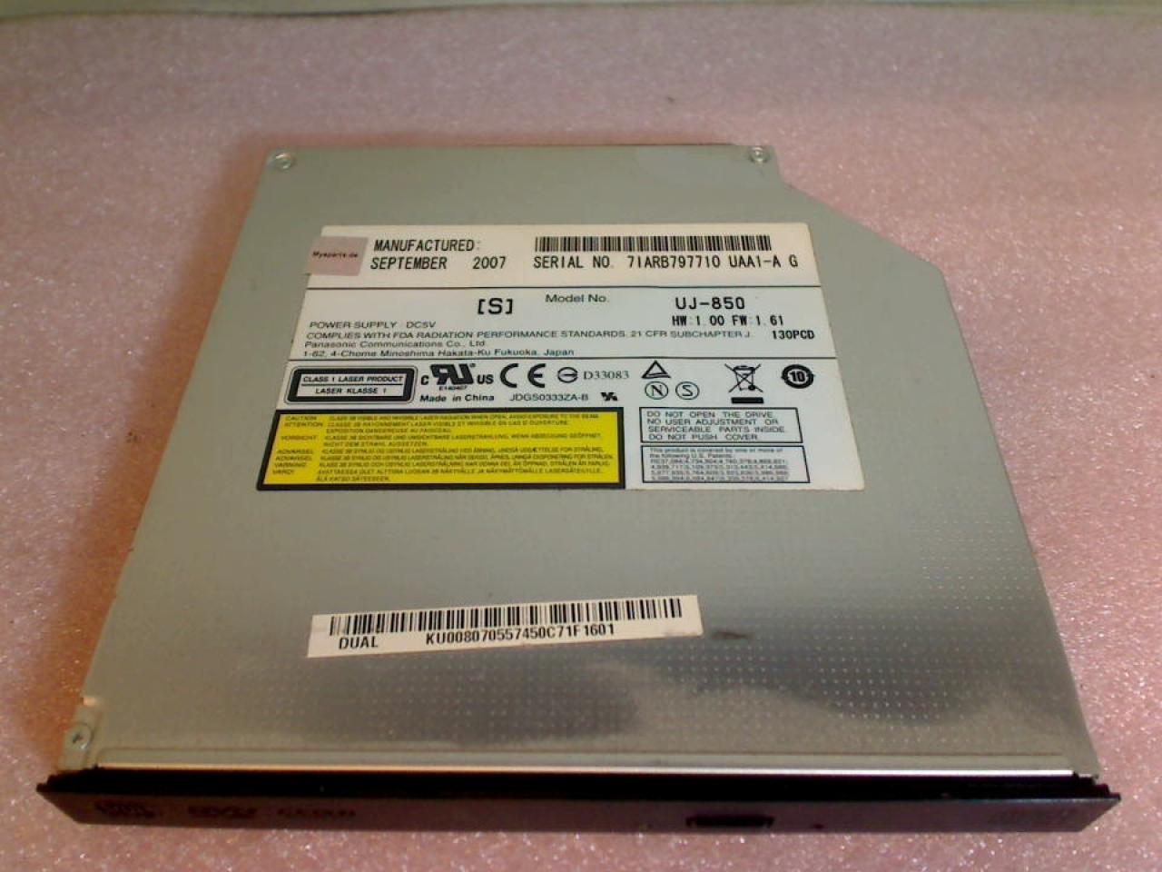 DVD Brenner Writer & Blende UJ-850 Acer Aspire 5315 -3