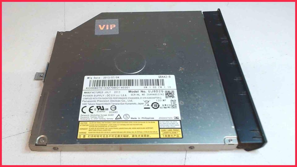 DVD Brenner Writer & Blende UJ8D2Q Aspire E1-530 Z5WE1 -2
