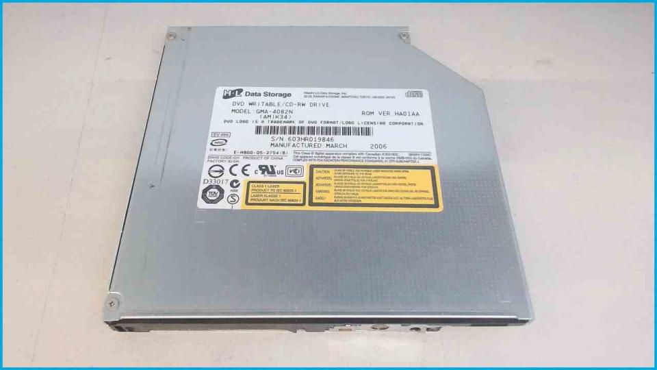 DVD Brenner ohne Blende GMA-4082N AT/IDE MSI MegaBook S271