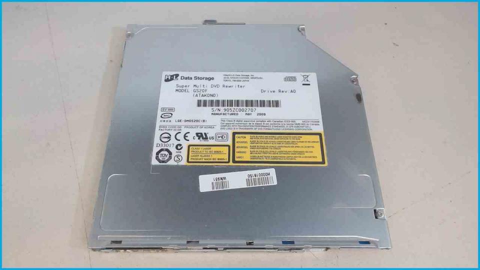 DVD Brenner ohne Blende GS20F SATA Toshiba Satellite U500-115