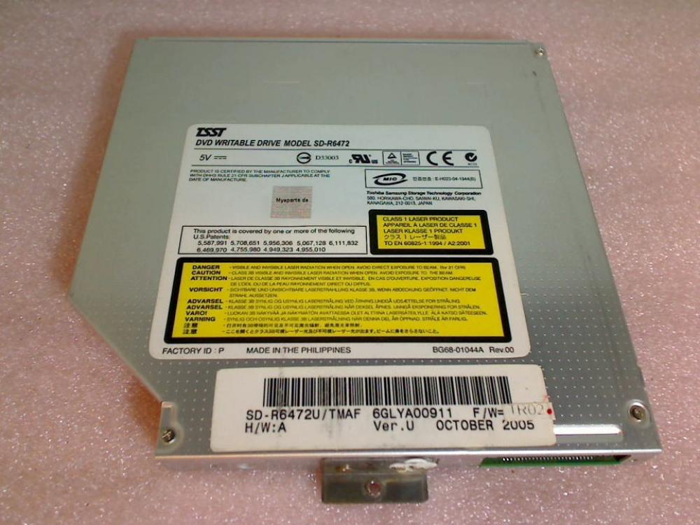 DVD Brenner ohne Blende Model SD-R6472 Gericom Overdose 1440e