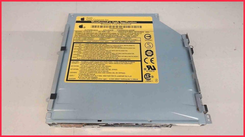 DVD Brenner ohne Blende UJ-816-C SUPER816CA PowerBook G4 A1046 -2