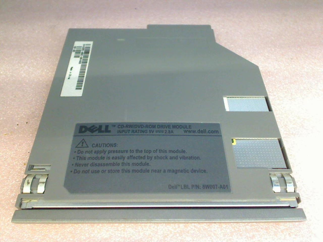 DVD-ROM Laufwerk Modul 8W007-A01 Dell D800 PP02X (2)