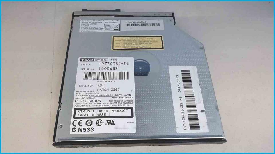 DVD-ROM Laufwerk Modul CD-R/RW Teac DW-224E-RF5 LifeBook S7110 WL2
