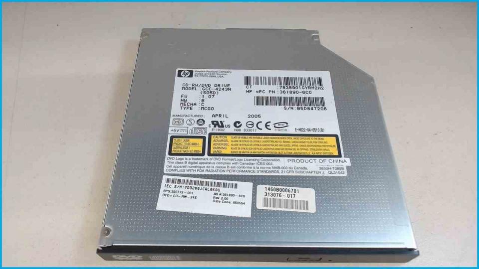 DVD-ROM Laufwerk Modul GCC-4243N (S05D) IDE Compaq nc6120 -4
