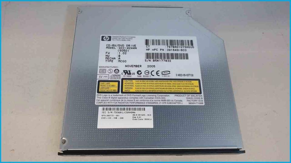 DVD-ROM Laufwerk Modul GCC-4244N (S05D) CD-RW Compaq nc6120 -2