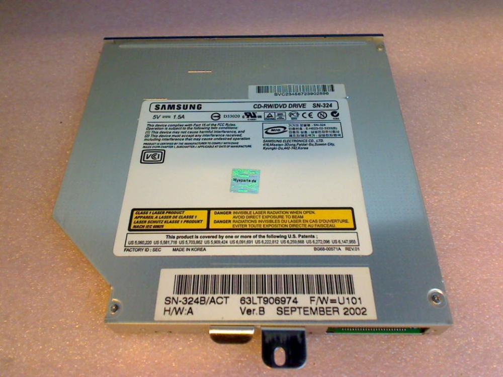 DVD-ROM Laufwerk Modul SN-324 Targa 1900 WS N341C2