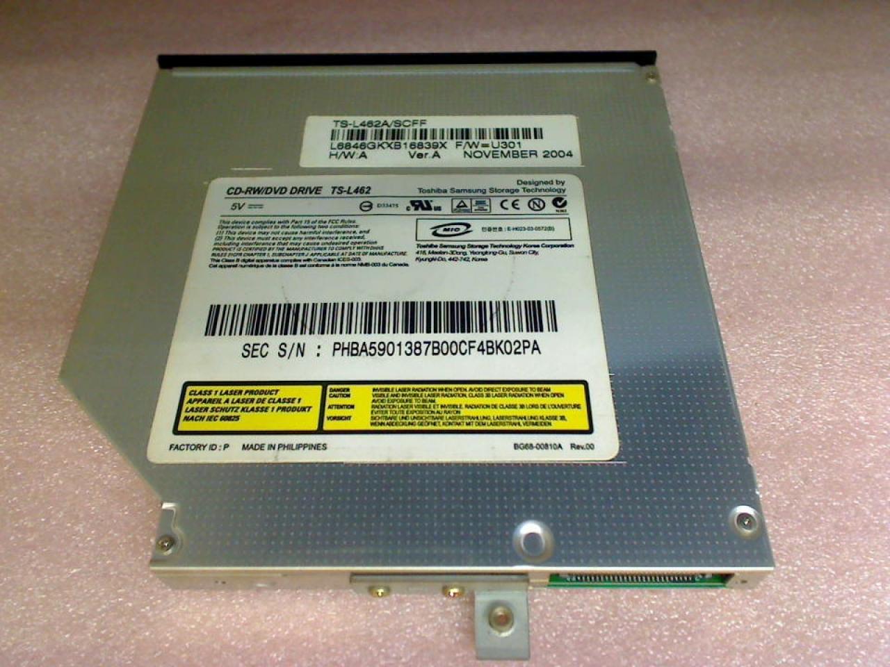 DVD-ROM Laufwerk Modul TS-L462 CD-RW/DVD Drive Samsung P28 -2