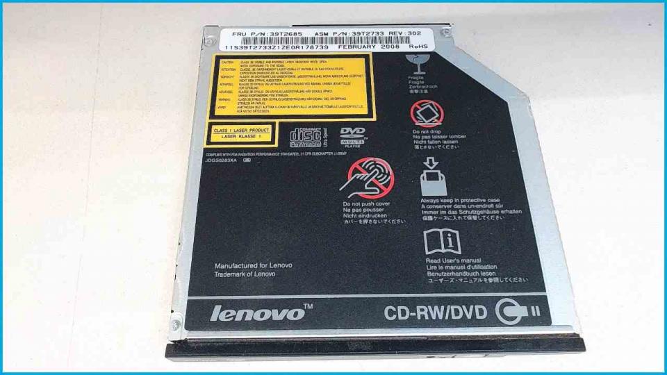 DVD-ROM Laufwerk Modul UJDA775 Thinkpad T61 -2