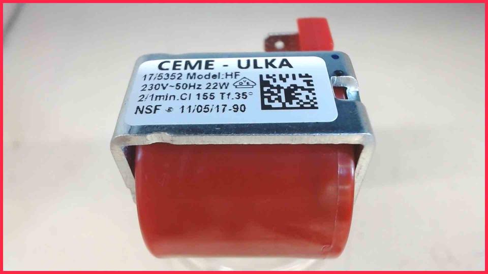 Druck Wasserpumpe CEME-ULKA 17/5352 Model HF Krups Nespresso Type XN601