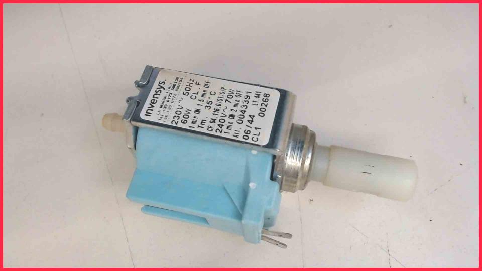 Druck Wasserpumpe Invensys CP.04.116.0/ST/S/P Franke Saphira Typ 790