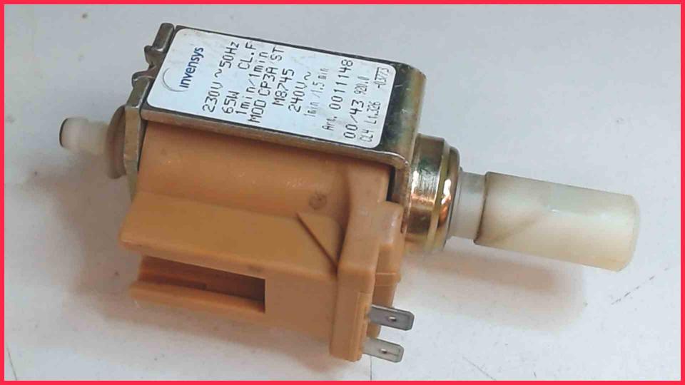 Druck Wasserpumpe Invensys MOD CP3A/ST M8745 Impressa E75 Typ 627 C1