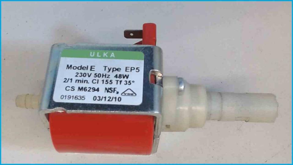 Druck Wasserpumpe Model E Type EP5 230V 50 Hz 48W DeLonghi Perfekta ESAM5400.GD