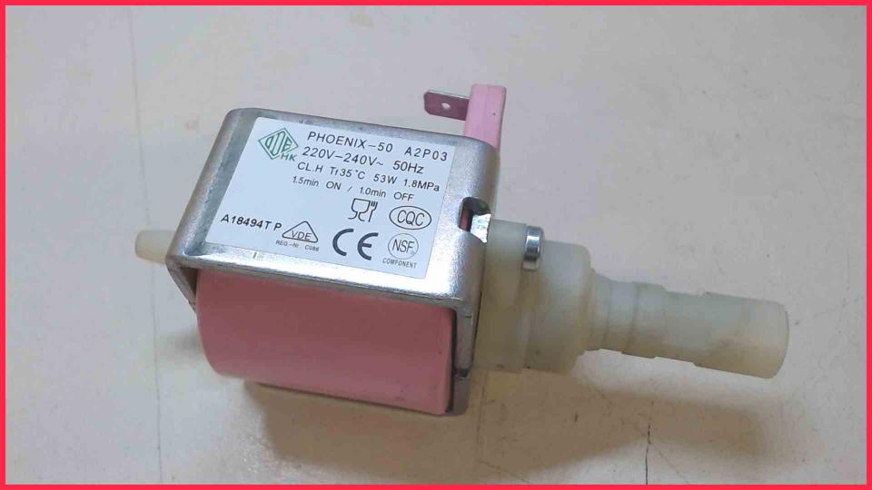 Druck Wasserpumpe Phoenix-50 A2P 03 Philips Type EP5960