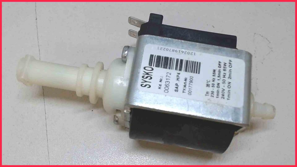 Druck Wasserpumpe Sysko SAP.HP4 240V 50Hz 65W Caffeo Gourmet E 965-101