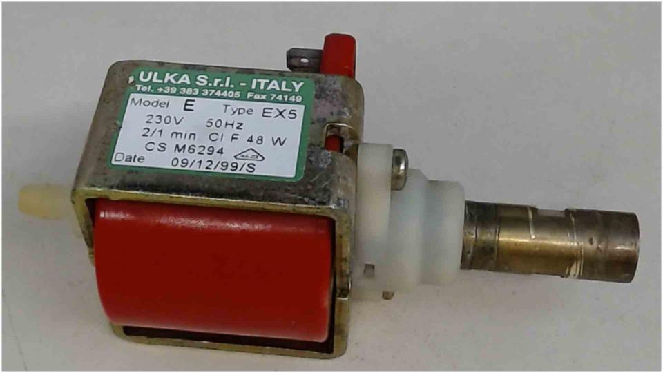Druck Wasserpumpe Ulka Model E Type EX5 230V Saeco SUP018MR