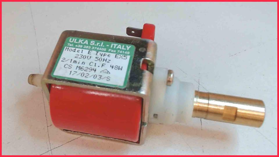 Druck Wasserpumpe Ulka Model E Type EX5 Cafe Nova SUP018CDR -2