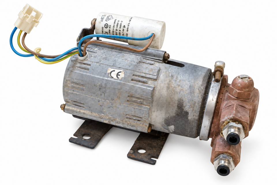 Druck Wasserpumpe kompl. Motor und Kondensator WMF Bistro 03.8106.1500