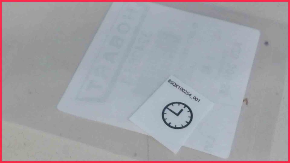 Einlegeschild weiß Uhr Symbolschild 324265-1 Hobart (NEU)