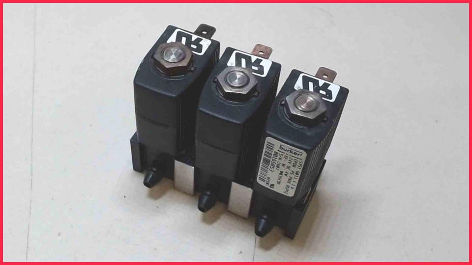 Elektro Magnete Ventilblock 3-fach Bürkert X9 Typ 623 Type 654