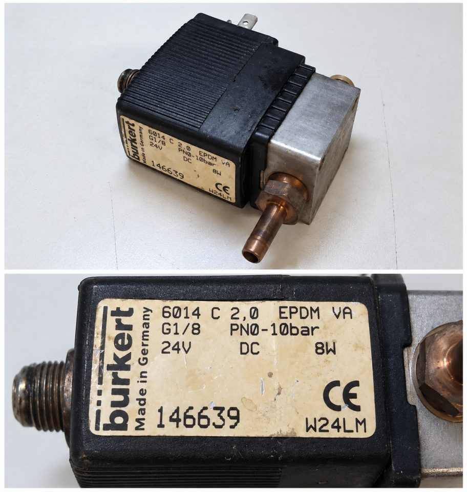 Elektro Magnetventil 3/2-Wege Ventil 24V DC 8W WMF Bistro 03.8106.1500