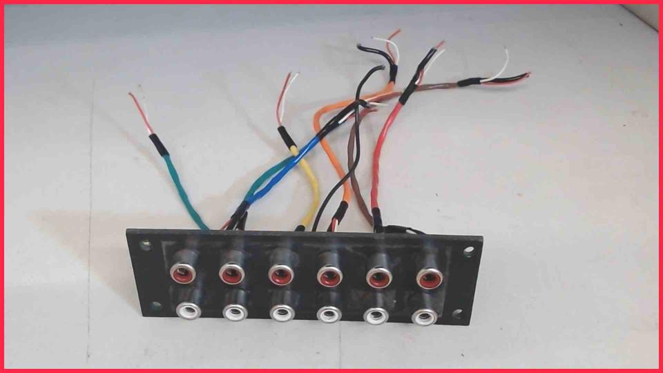Electronic Board Panel Aux Tape Phono Buchsen Sound Craft SA-100