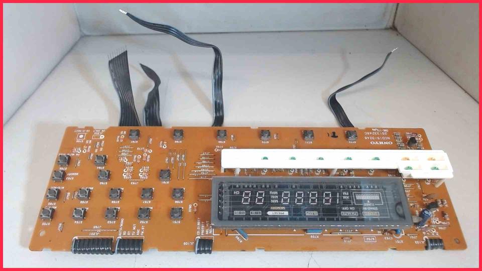 Elektronik Board Platine Bedienfeld LCD NCDIS-3248 ONKYO TX-7520
