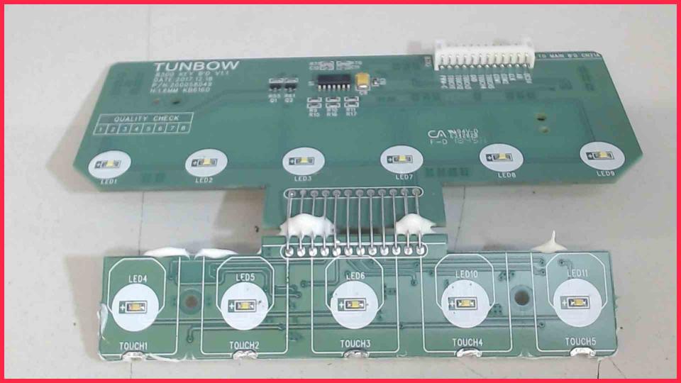 Elektronik Board Platine LCD Bedienfeld 8300 Key V1.1 Tchibo Typ 366580 -2
