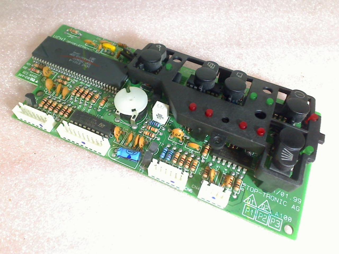 Elektronik Board Platine LCD Bedienfeld AEG CaFamosa CF81 Typ 784