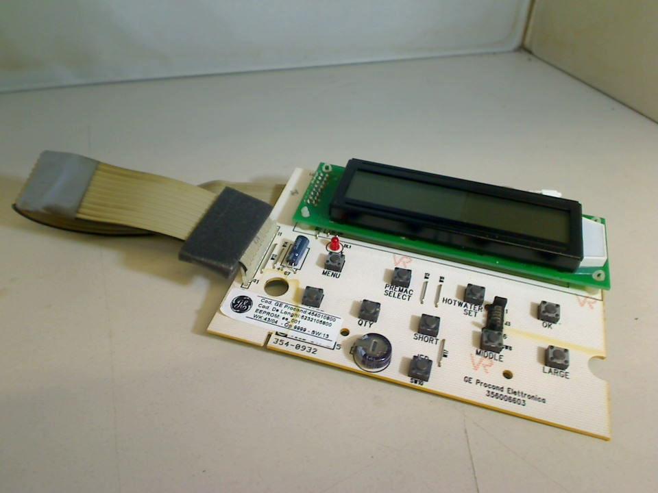 Elektronik Board Platine LCD Bedienfeld DeLonghi Magnifica EAM3400.S