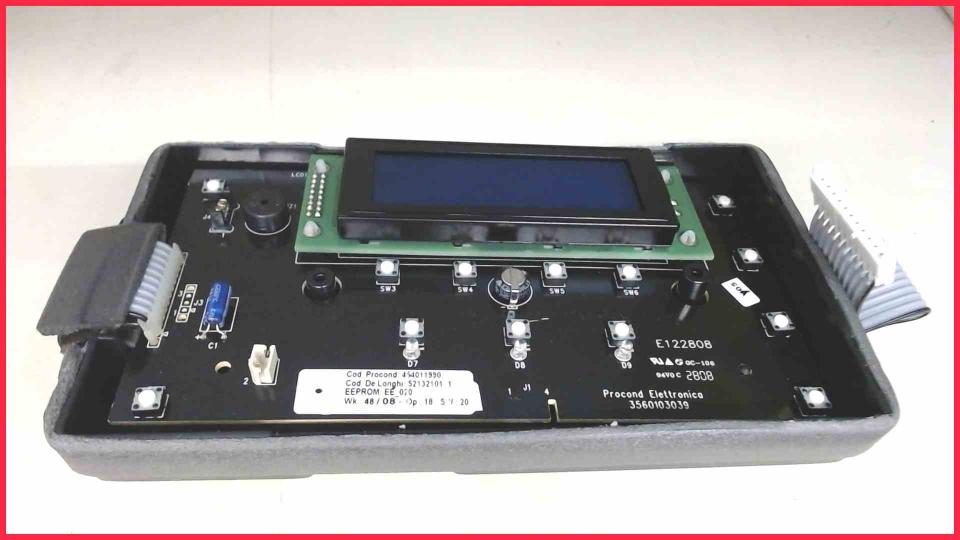 Elektronik Board Platine LCD Bedienfeld DeLonghi PrimaDonna ESAM6600
