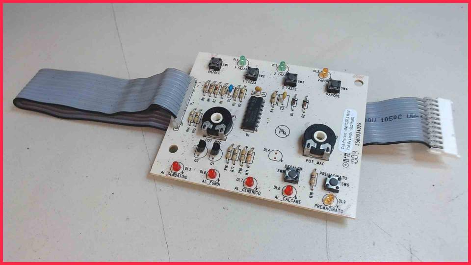 Elektronik Board Platine LCD Bedienfeld Magnifica ESAM03.120.S -2