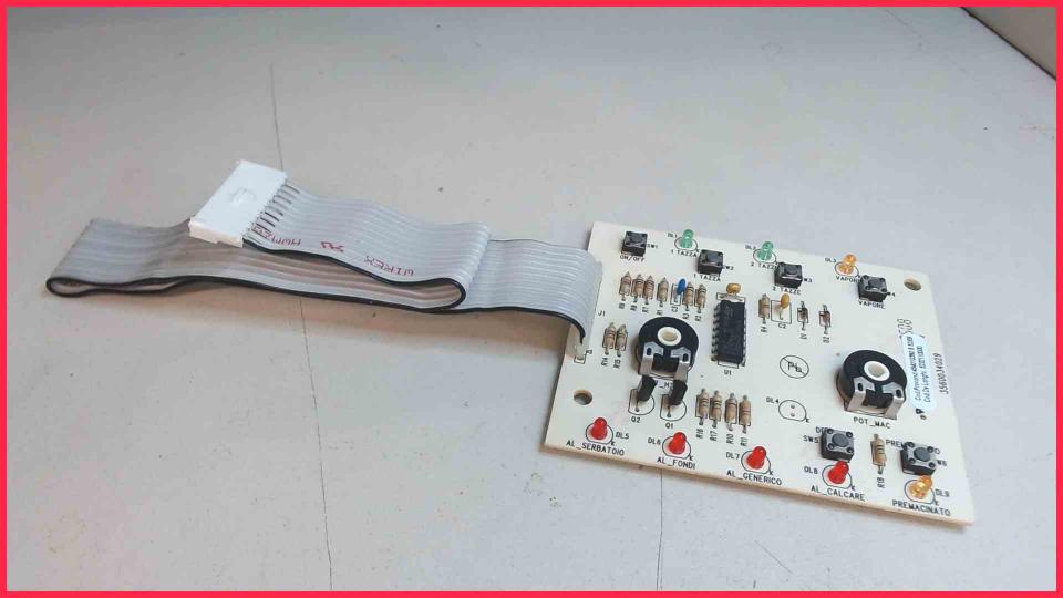 Elektronik Board Platine LCD Bedienfeld Magnifica ESAM4000.B EX:1